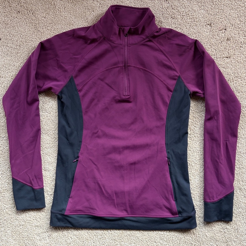 Skirt Sports Tough Chick Top - wine & black - Small